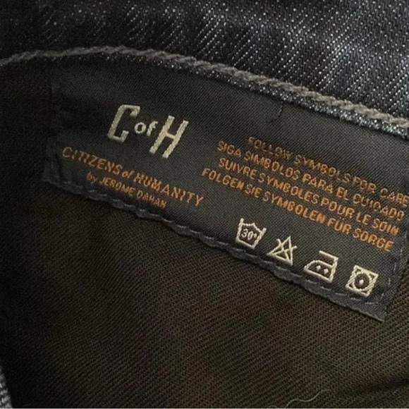 Citizens of humanity low rise slim straight jeans 25 - Picture 6 of 8